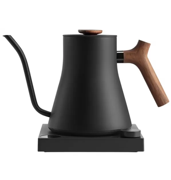 Fellow Stagg EKG Pro 0.9L Pour Over Kettle - Matte Black with Walnut Accents