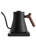 Fellow Stagg EKG Pro Studio Edition 1L Pour Over Kettle - Matte Black with Walnut Accents