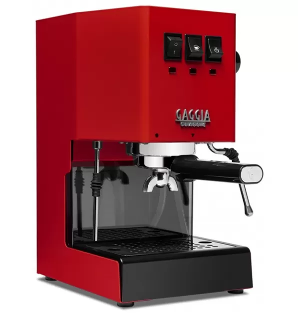 Gaggia Classic Evo Pro Espresso Machine in Cherry Red