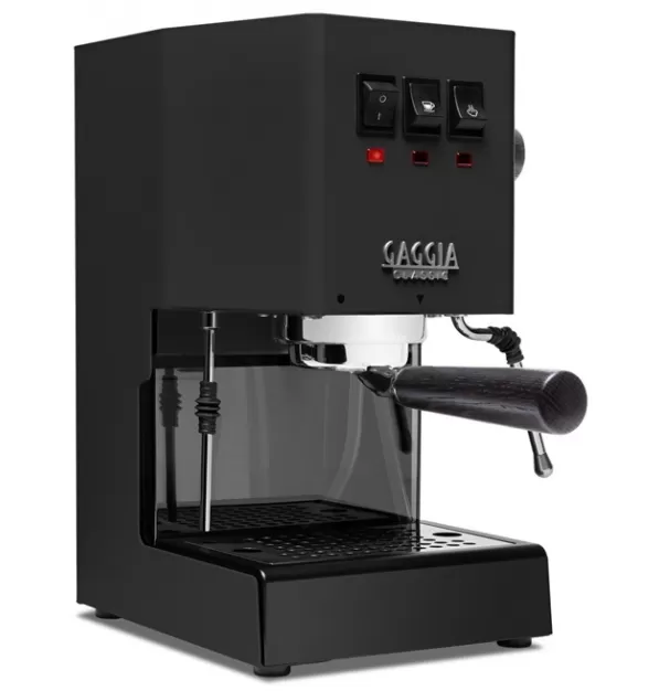 Gaggia Classic Evo Pro Espresso Machine in Thunder Black with Blackened Oak