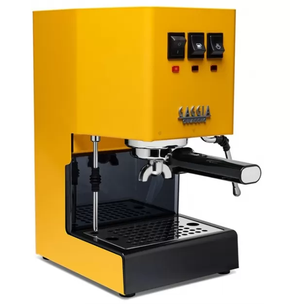 Gaggia Classic Pro E24 Espresso Machine - Sunshine Yellow