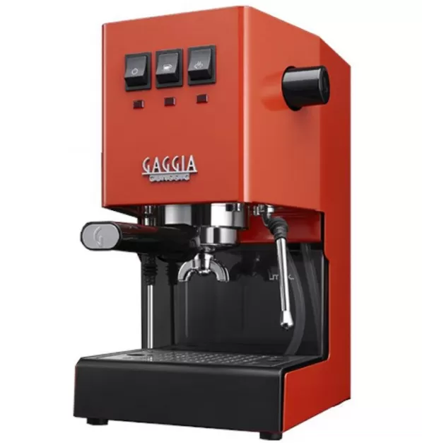 Gaggia Classic Pro Espresso Machine in Lobster Red