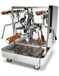 Quick Mill Vetrano Design Espresso Machine With Flow Control - Walnut Accents