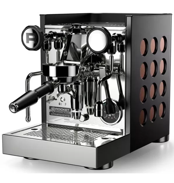 Rocket Espresso Appartamento TCA Espresso Machine - Black and Copper