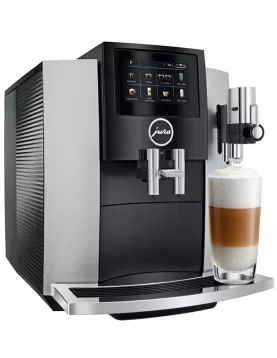 JURA S8 Super-Automatic Espresso Machine - Moonlight Silver