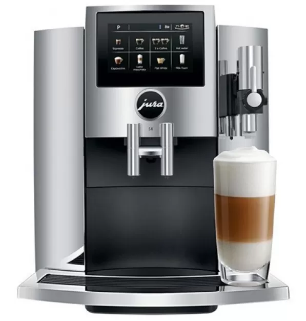 Jura S8 Superautomatic Espresso Machine - Chrome