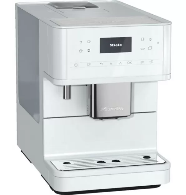 Miele CM6160 Milk Perfection Superautomatic Espresso Machine - White