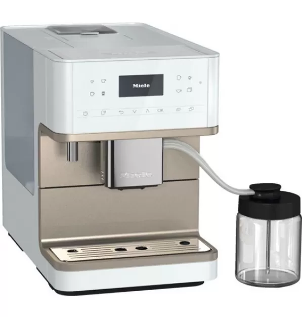 Miele CM6360 Milk Perfection Superautomatic Espresso Machine - White